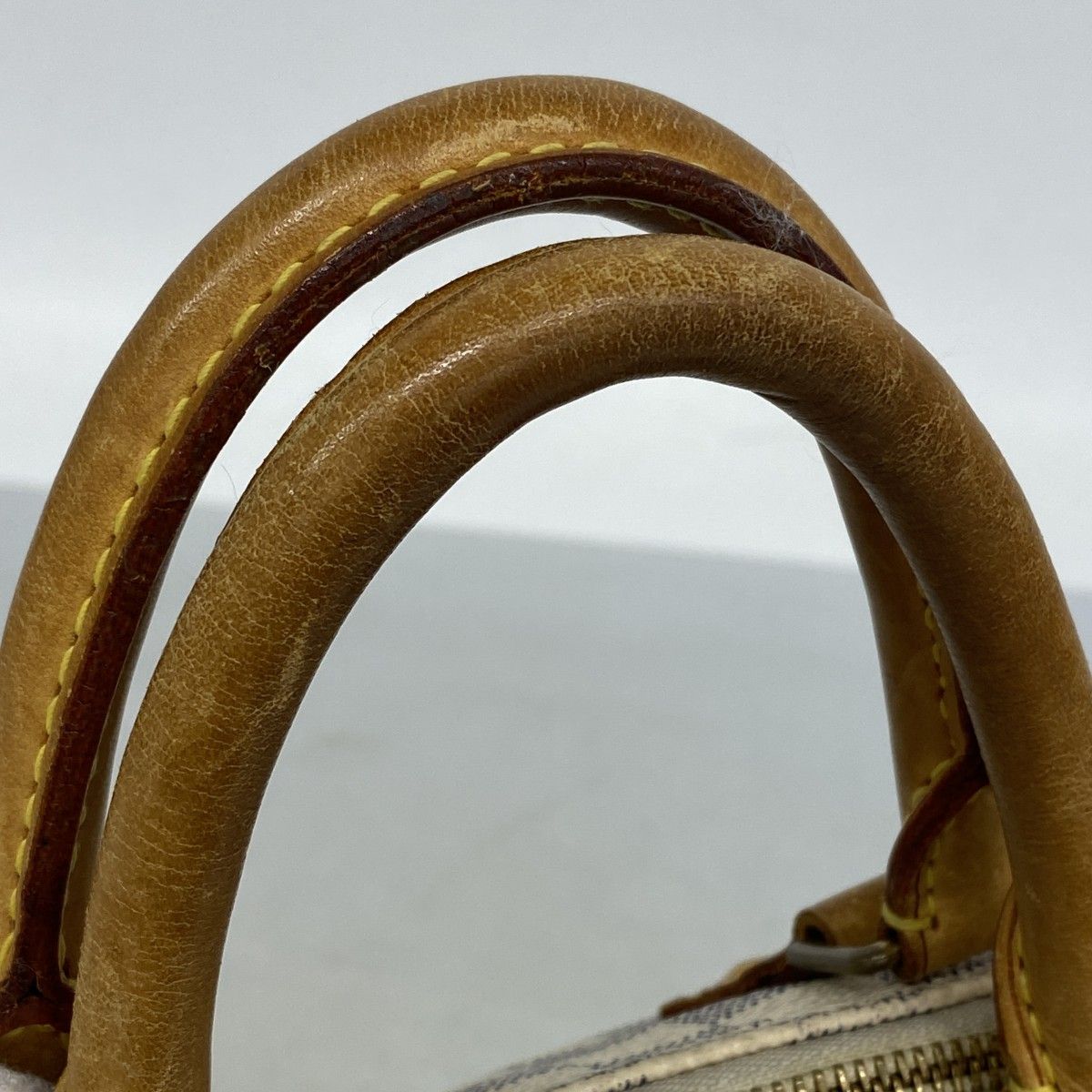 Louis Vuitton Handbag Damier Azur Speedy 25 White — view 7