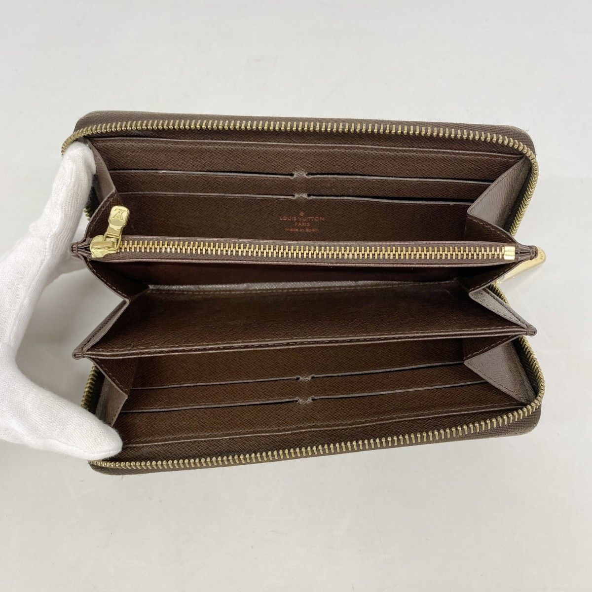 Louis Vuitton Wallet Damier Zippy Ebene — view 3