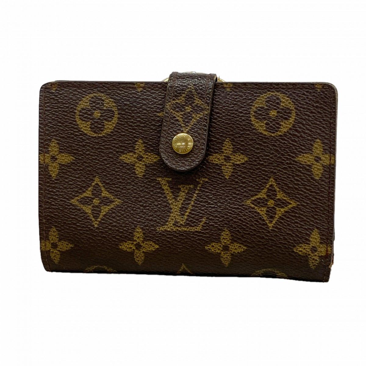 Louis Vuitton Wallet Monogram Porte-Monnaie Vier Viennois Brown