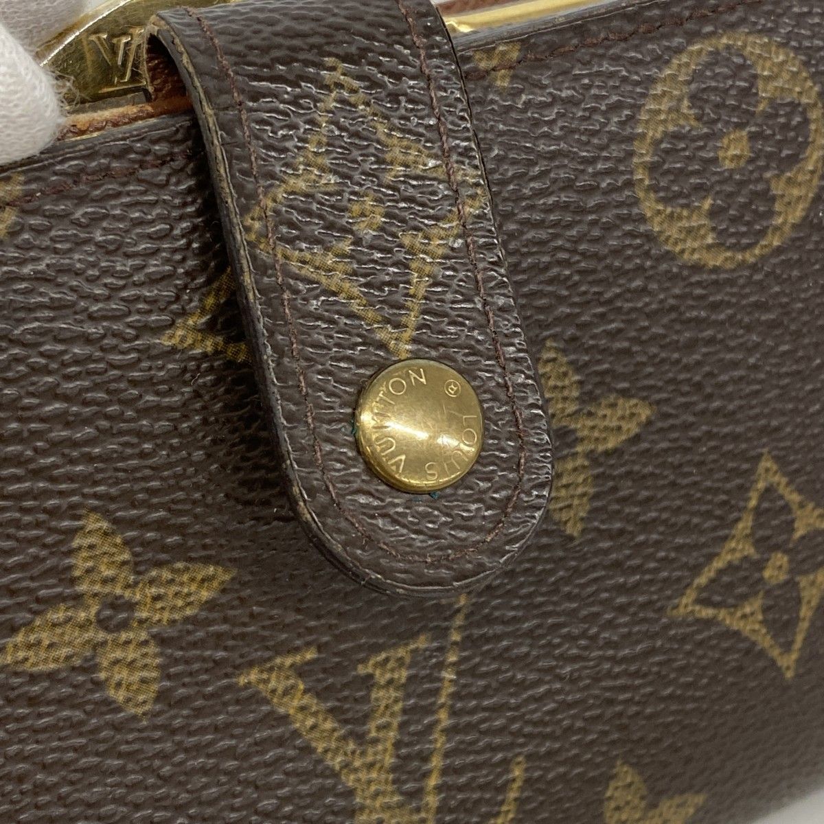 Louis Vuitton Wallet Monogram Porte-Monnaie Vier Viennois Brown — view 8