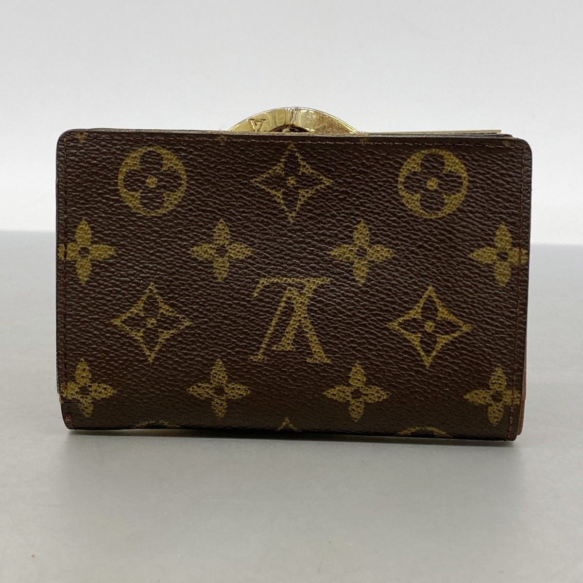 Louis Vuitton Wallet Monogram Porte-Monnaie Vier Viennois Brown — view 9
