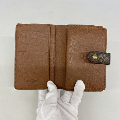 Louis Vuitton Wallet Monogram Porte-Monnaie Vier Viennois Brown — view 3