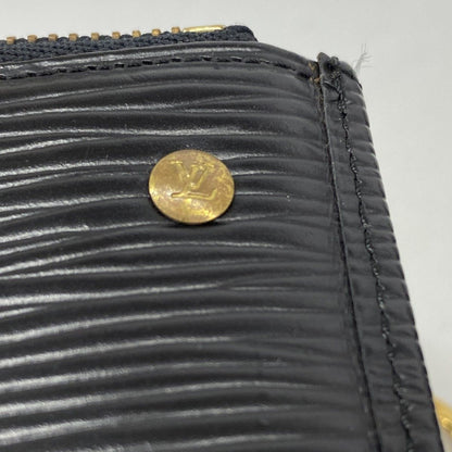 Louis Vuitton Coin Case Epi Pochette Cles Noir — view 7