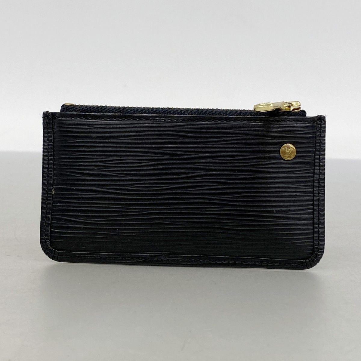 Louis Vuitton Coin Case Epi Pochette Cles Noir — view 8