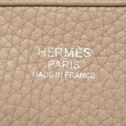 Hermes Shoulder Bag Taurillon Clemence Gray Silver — view 5