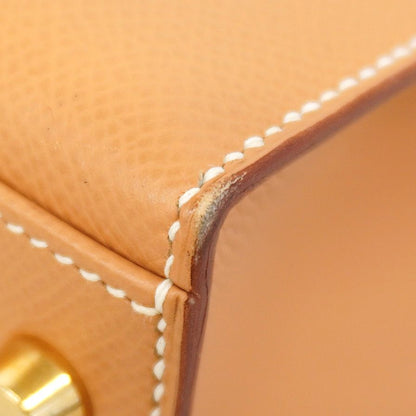 Hermes Handbag Kelly 32 Courchevel Gold 2-Way — view 6