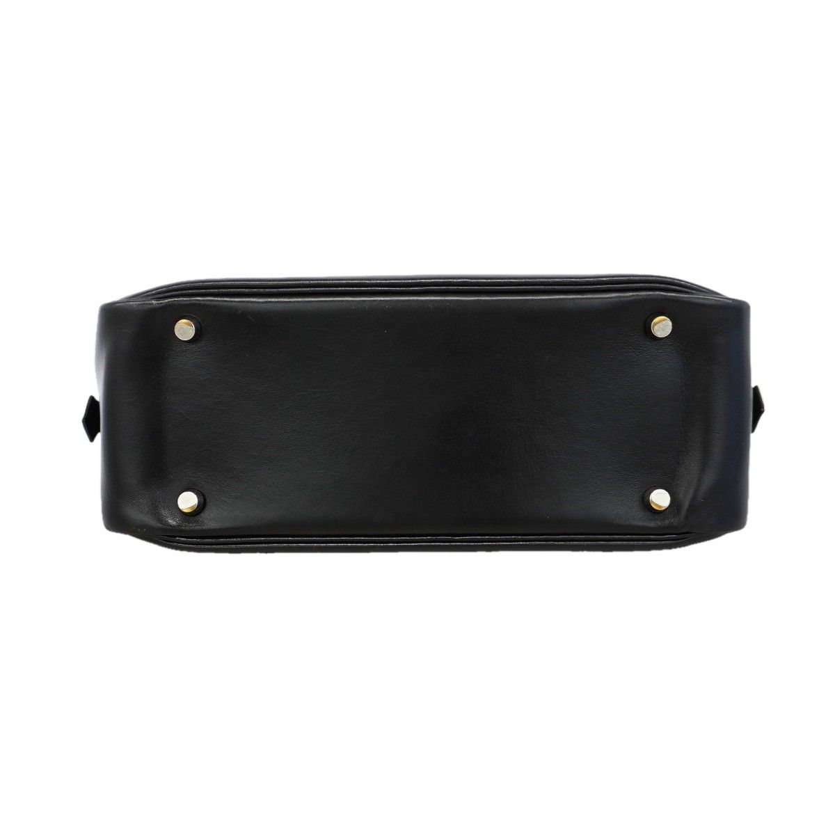 Hermes Handbag 28 Box Calf Black Silver — view 3