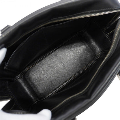 Hermes Handbag 28 Box Calf Black Silver — view 4