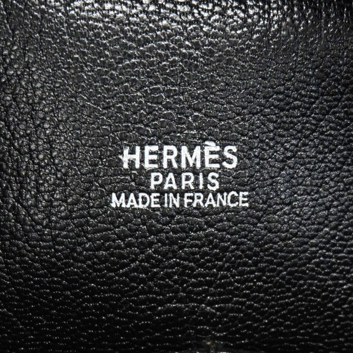 Hermes Handbag 28 Box Calf Black Silver — view 5