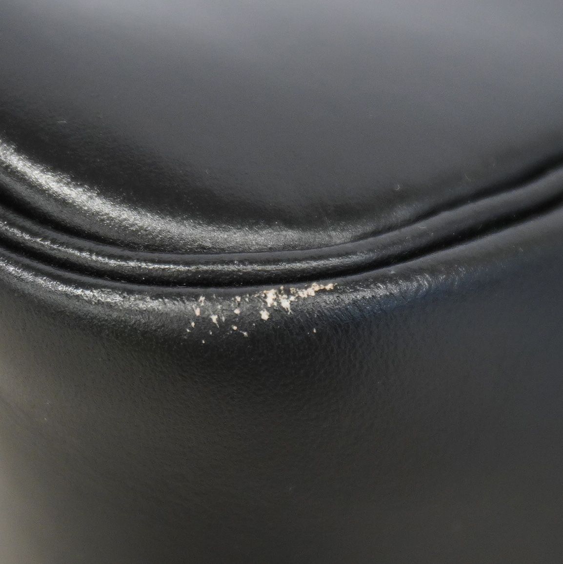 Hermes Handbag 28 Box Calf Black Silver — view 6