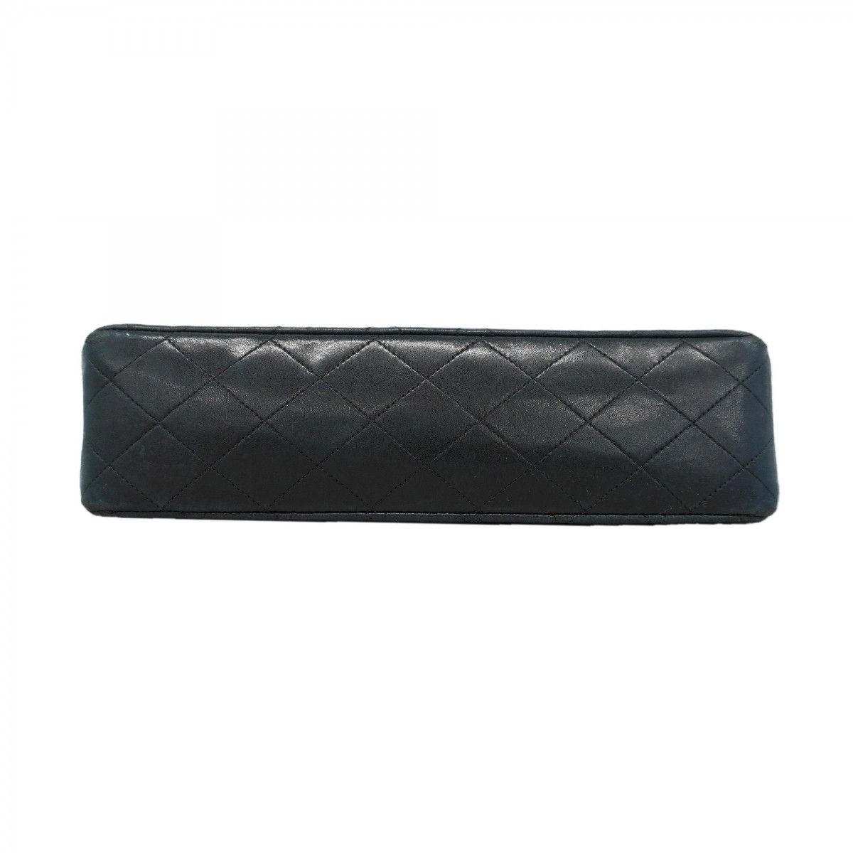 Chanel Shoulder Bag Quilted Lambskin Black Gold — view 3