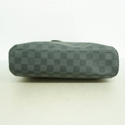 Louis Vuitton Shoulder Bag Damier Graphite PM Black Gray — view 3
