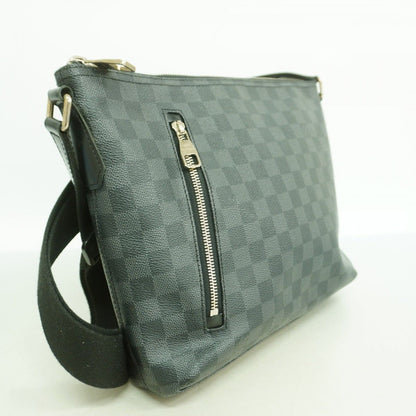 Louis Vuitton Shoulder Bag Damier Graphite PM Black Gray — view 2