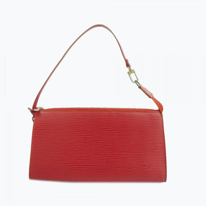 Louis Vuitton Pouch Epi Pochette Soir Castilianred