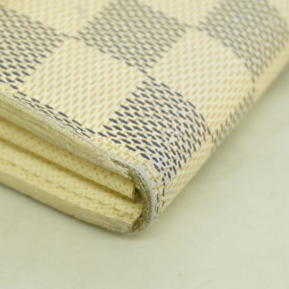 Louis Vuitton Wallet Damier Azur Portefeuille Sarah White — view 8