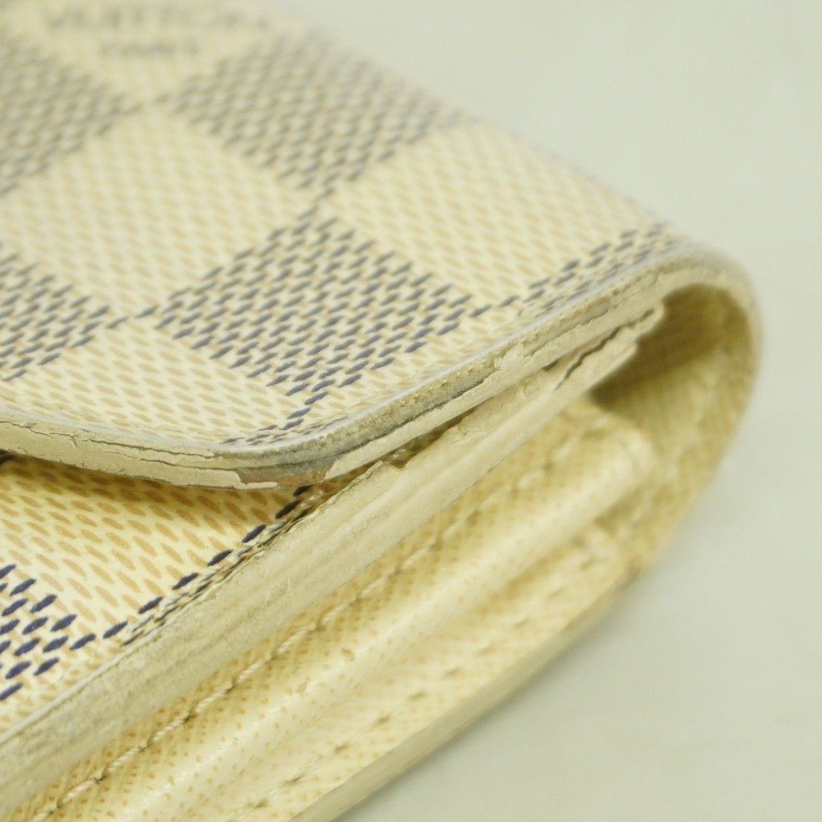 Louis Vuitton Wallet Damier Azur Portefeuille Sarah White — view 6