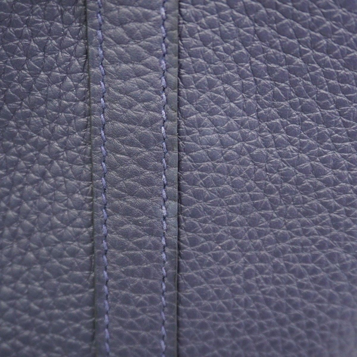 Hermes Handbag Picotin Lock PM Taurillon Clemence Blue Gold — view 7