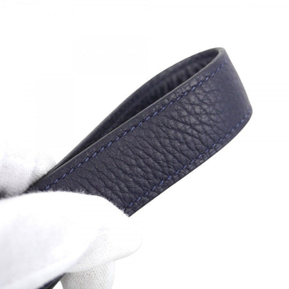 Hermes Handbag Picotin Lock PM Taurillon Clemence Blue Gold — view 8