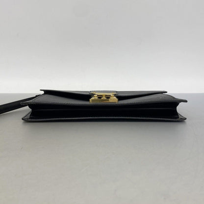 Louis Vuitton Clutch Epi Pochette Series Dragonne Noir — view 3