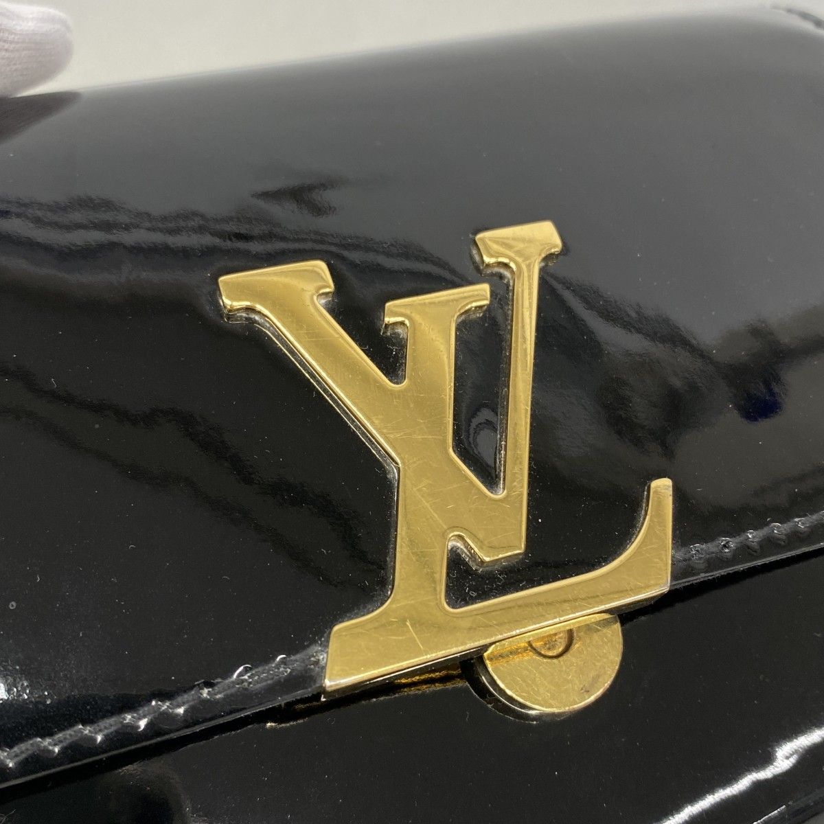 Louis Vuitton Shoulder Bag Pochette PM Blackcles — view 7
