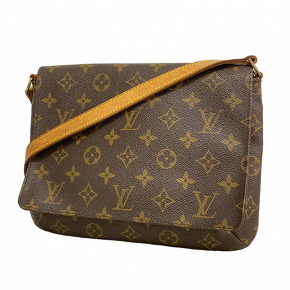 Louis Vuitton Shoulder Bag Monogram Musette Tango Short Strap Brown