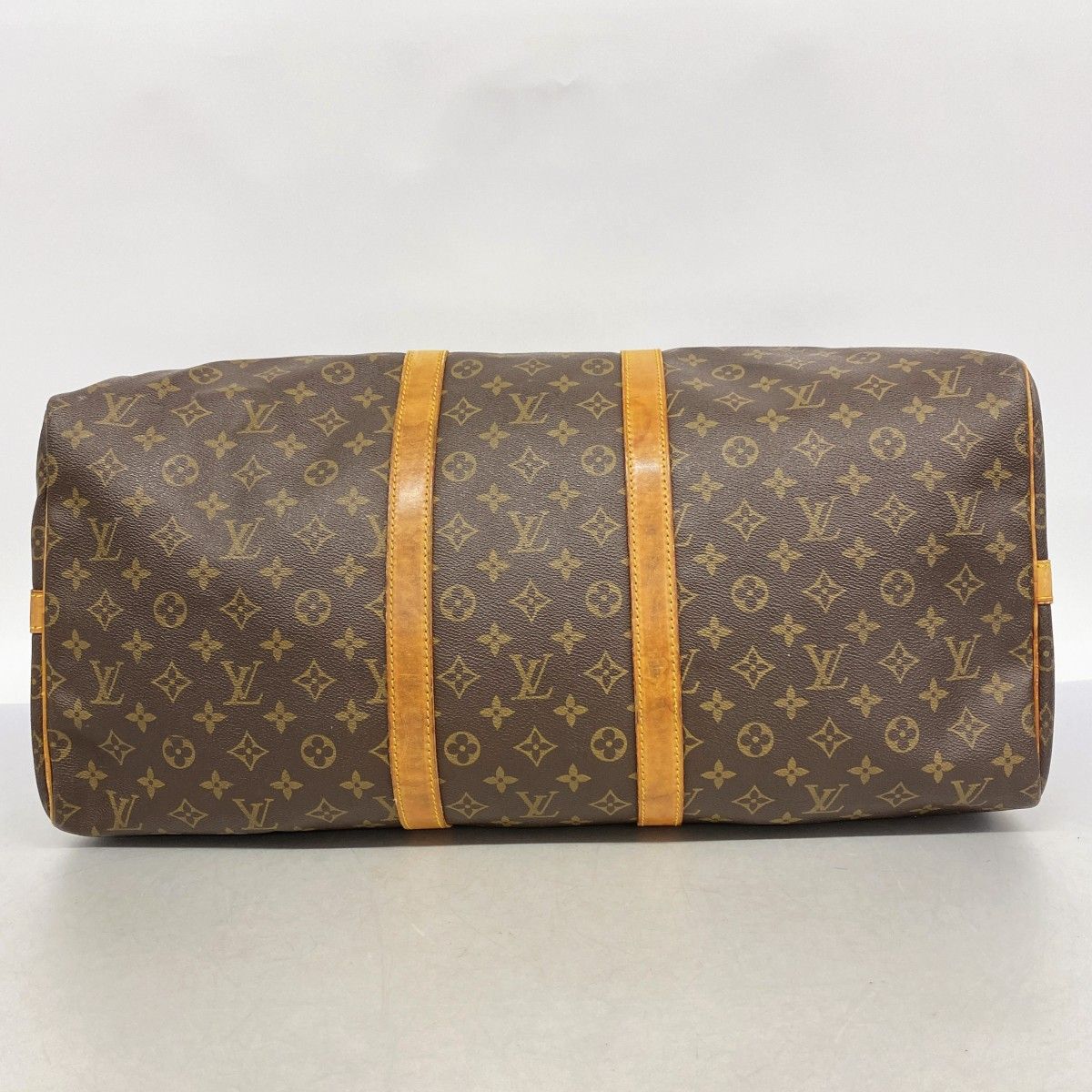 Louis Vuitton Boston Bag Monogram Keepall Bandouliere 55 Brown — view 3