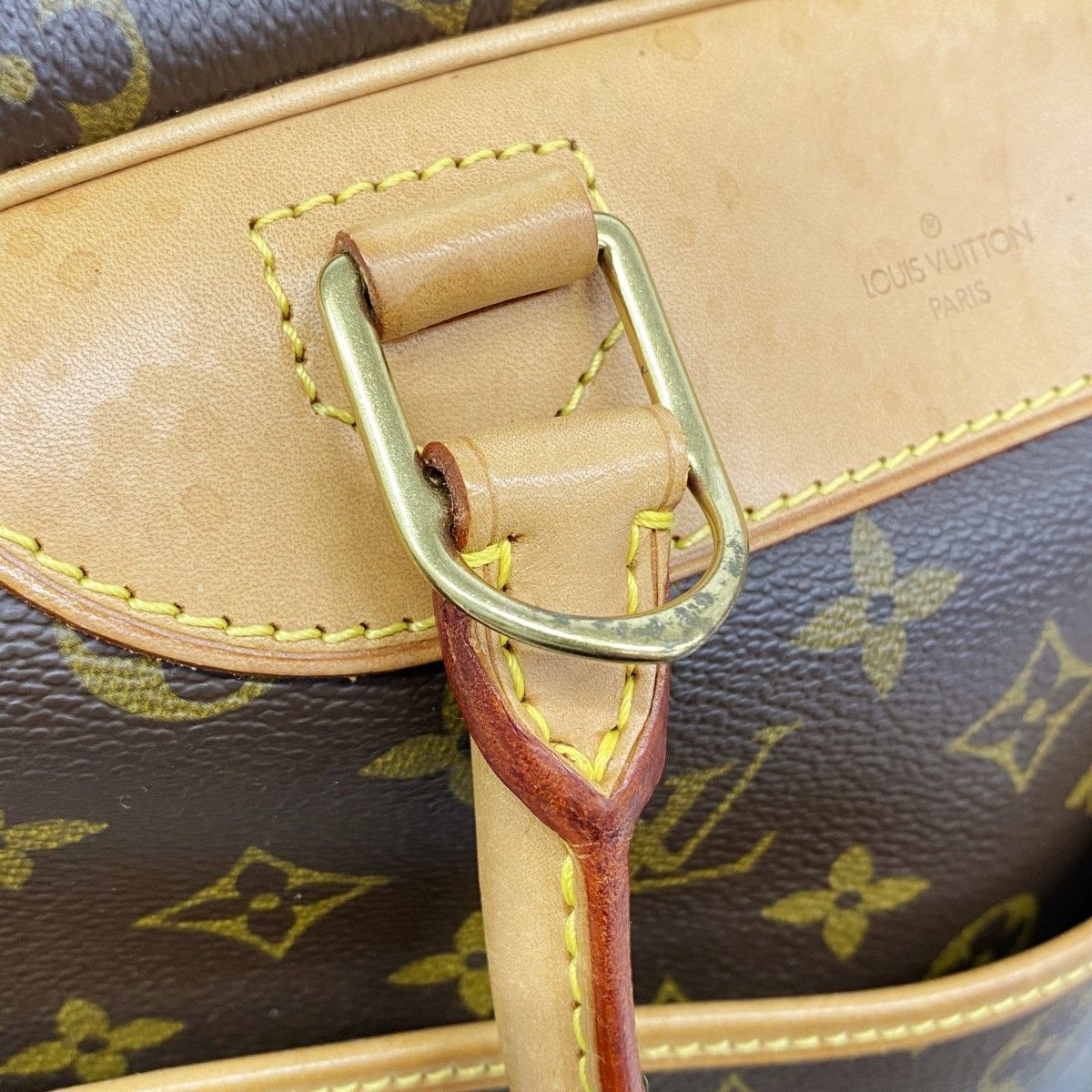 Louis Vuitton Handbag Monogram Deauville Brown — view 8