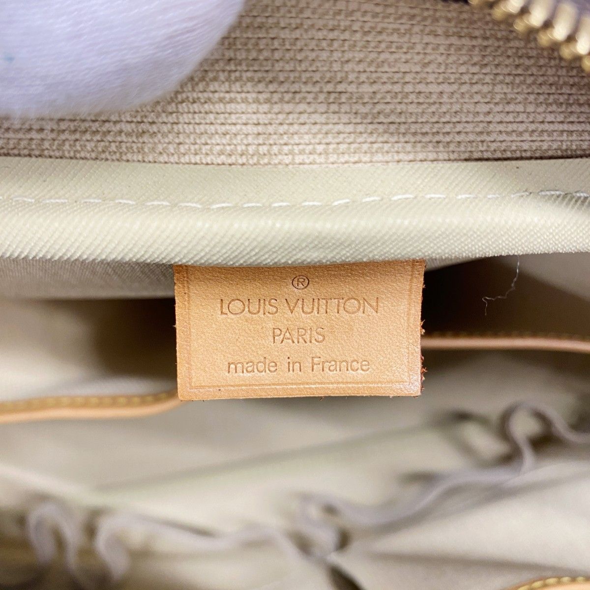 Louis Vuitton Handbag Monogram Deauville Brown — view 5
