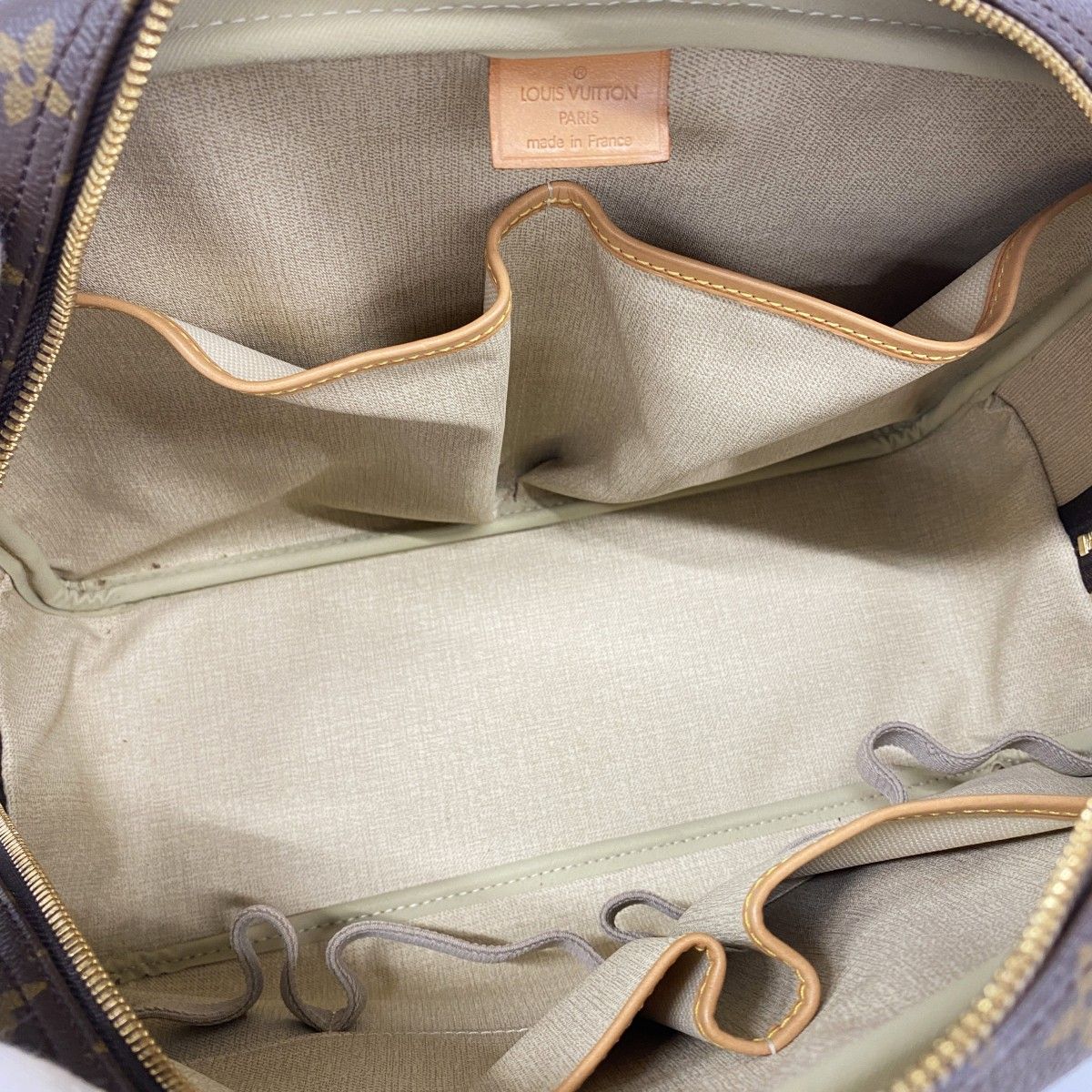 Louis Vuitton Handbag Monogram Deauville Brown — view 4