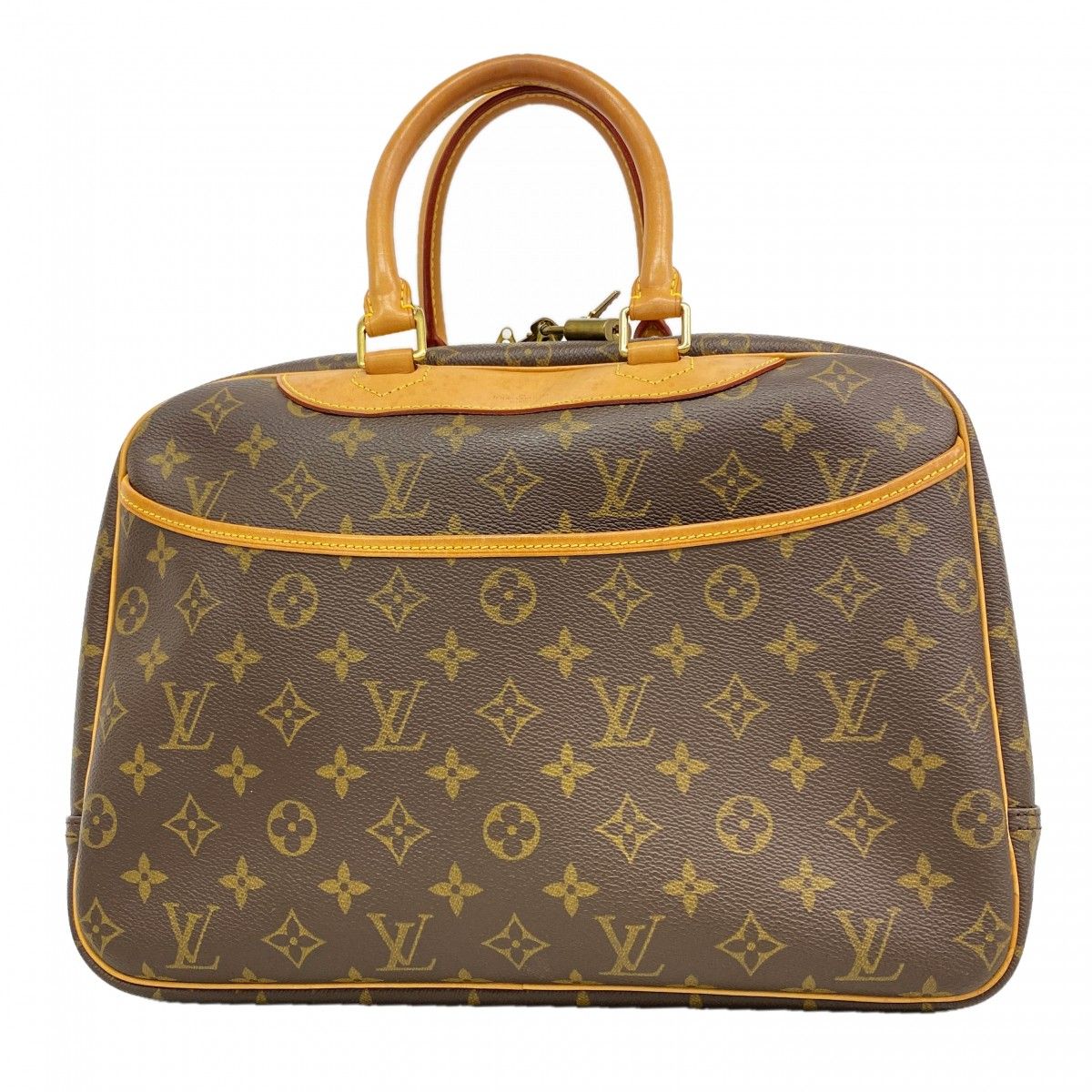 Louis Vuitton Handbag Monogram Deauville Brown