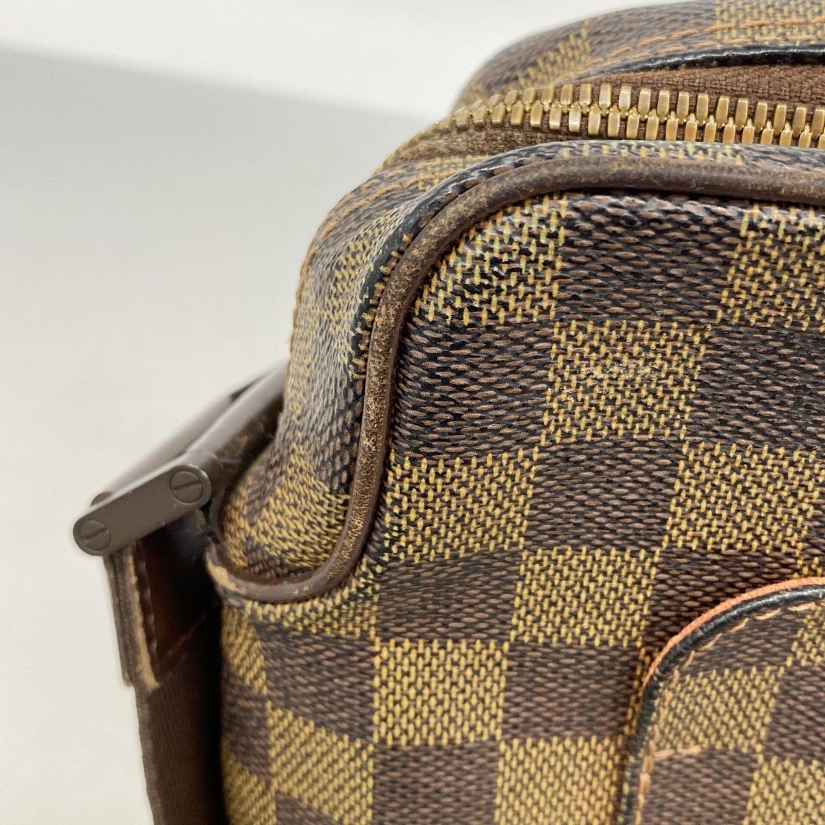 Louis Vuitton Shoulder Bag Damier Olaf PM Ebene — view 8