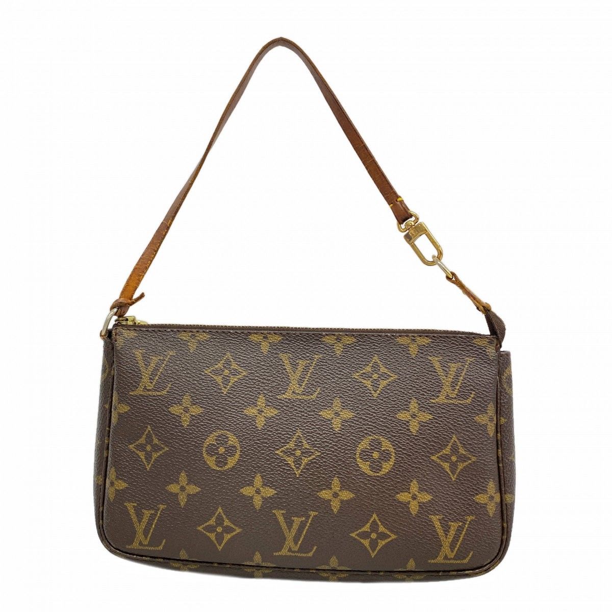 Louis Vuitton Pouch Monogram Pochette Soir Brown