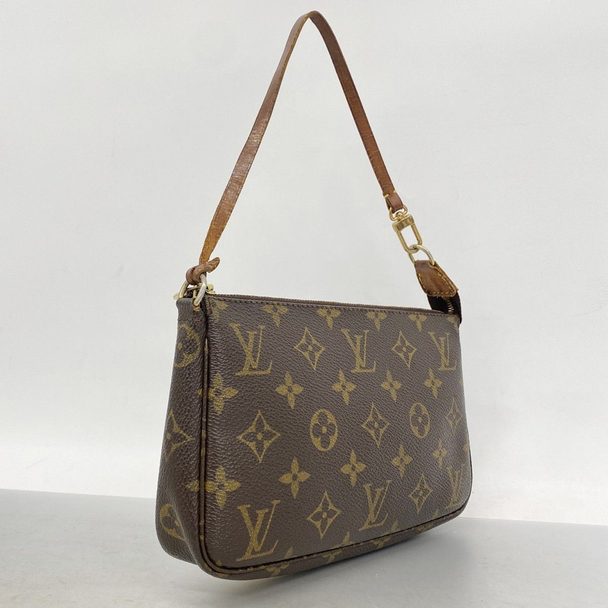 Louis Vuitton Pouch Monogram Pochette Soir Brown — view 2