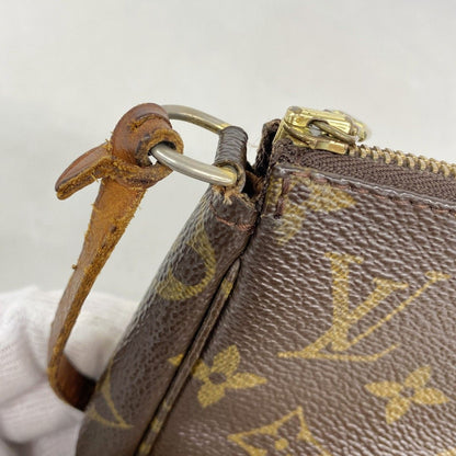 Louis Vuitton Pouch Monogram Pochette Soir Brown — view 7