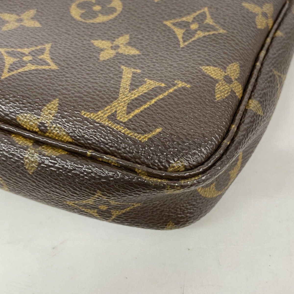 Louis Vuitton Pouch Monogram Pochette Soir Brown — view 6