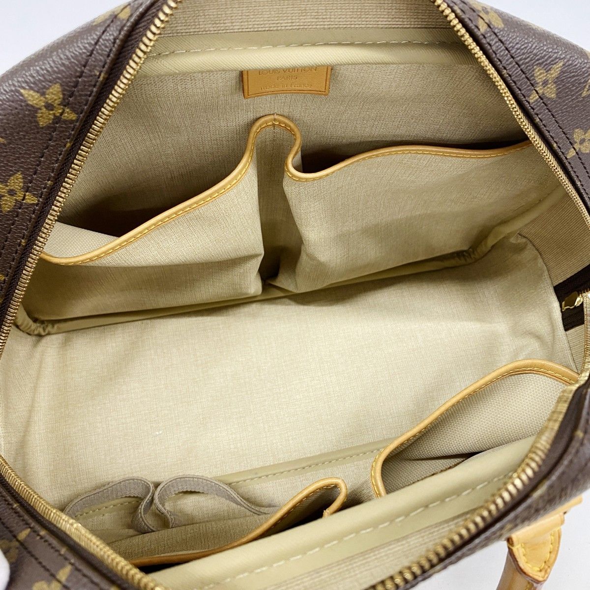 Louis Vuitton Handbag Monogram Deauville Brown — view 4
