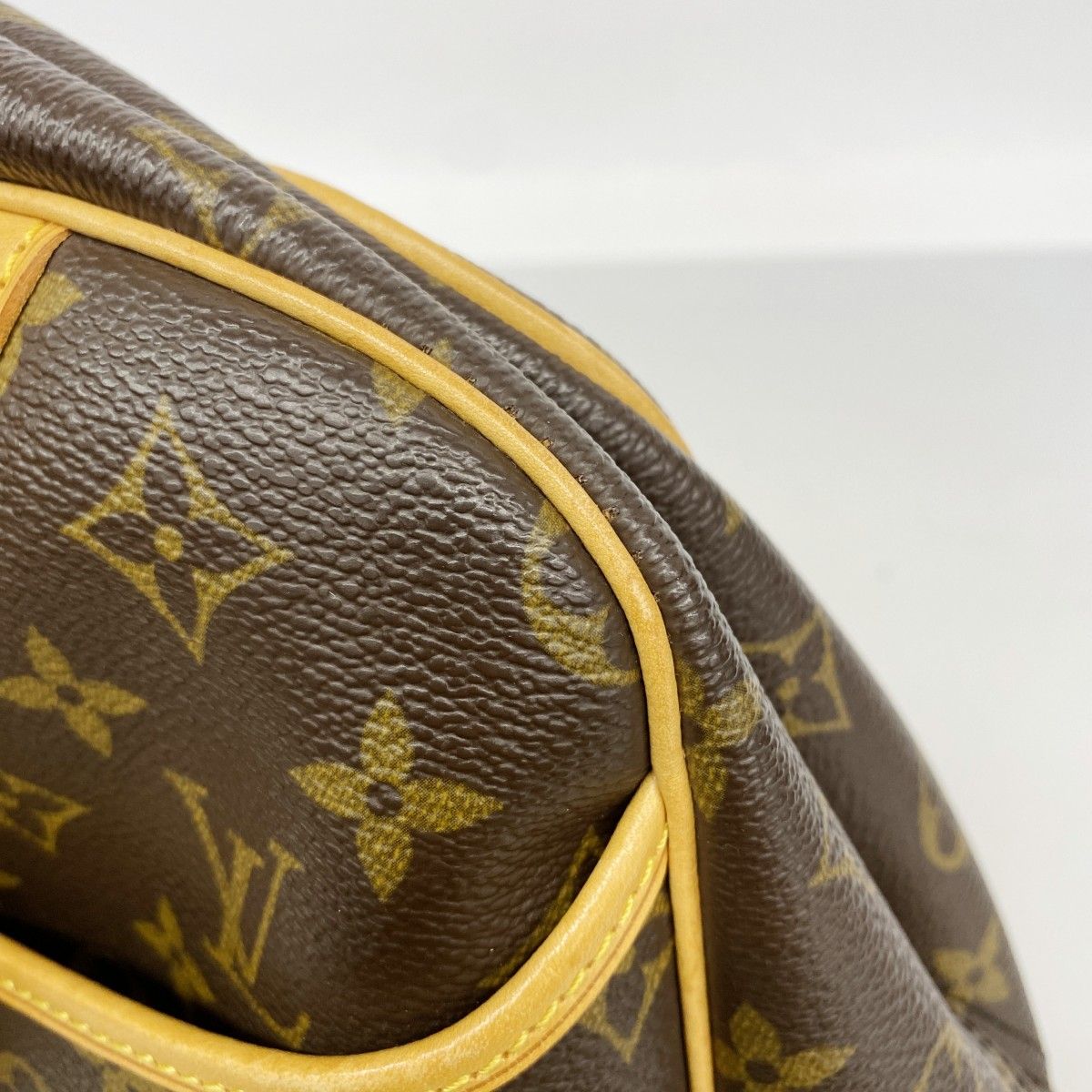 Louis Vuitton Handbag Monogram Deauville Brown — view 7