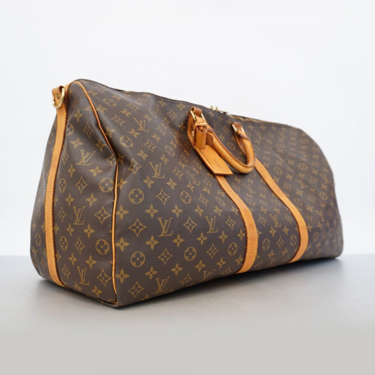 Louis Vuitton Boston Bag Monogram Keepall Bandouliere 60 Brown — view 2