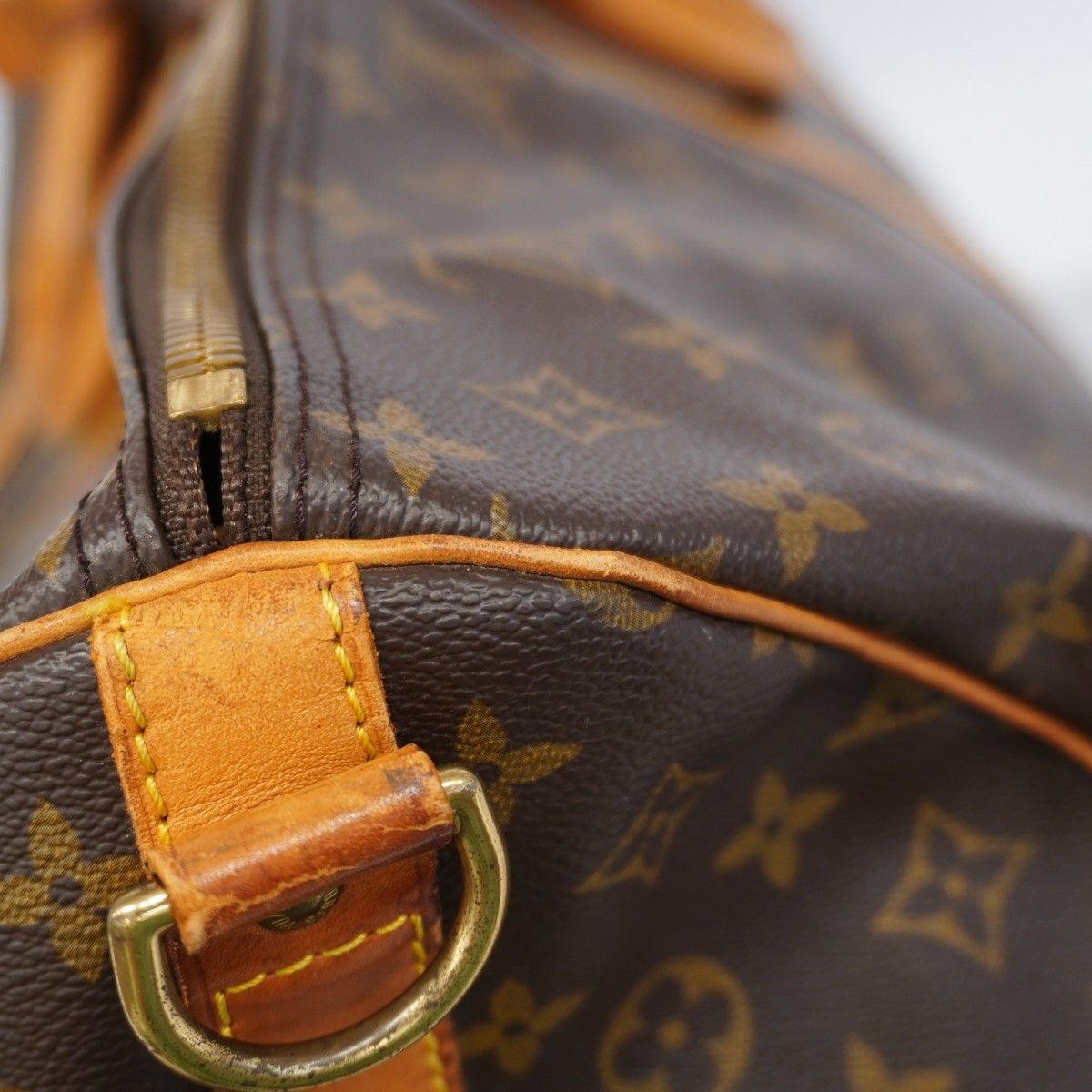 Louis Vuitton Boston Bag Monogram Keepall Bandouliere 60 Brown — view 6