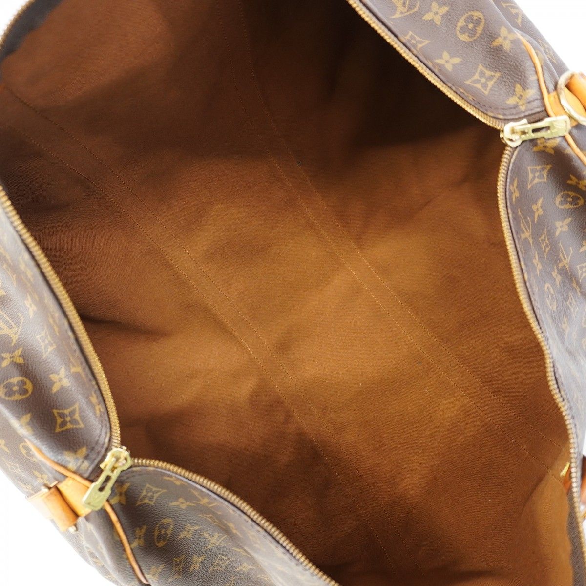 Louis Vuitton Boston Bag Monogram Keepall Bandouliere 60 Brown — view 4