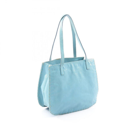 Miu Miu Handbag Logo Blue Leather — view 2