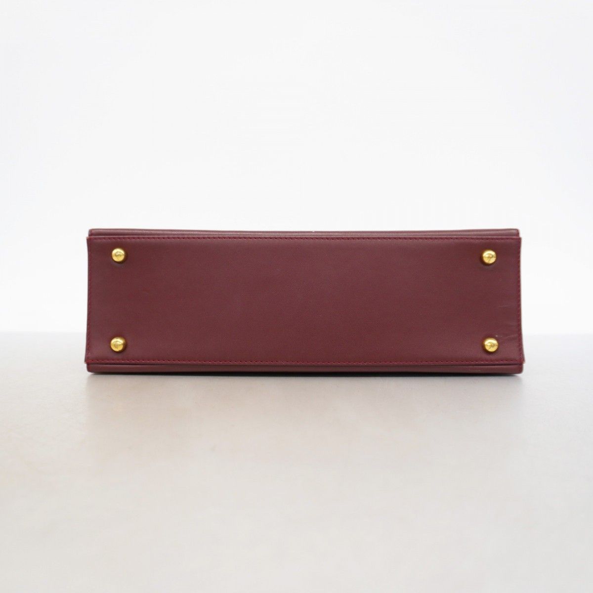 Cartier Handbag Must Leather Bordeaux Gold — view 3
