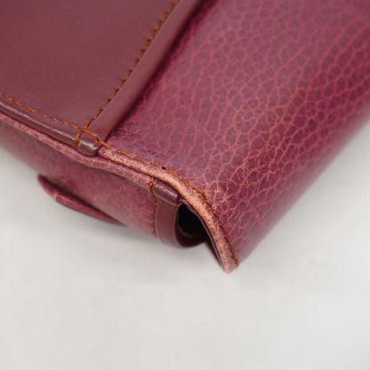 Cartier Clutch Must Leather Bordeaux Gold — view 6