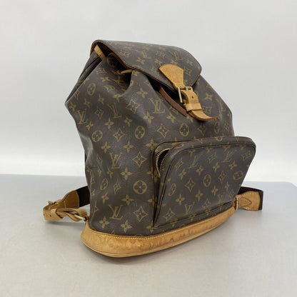 Louis Vuitton Backpack Monogram Montsouris GM Brown — view 2