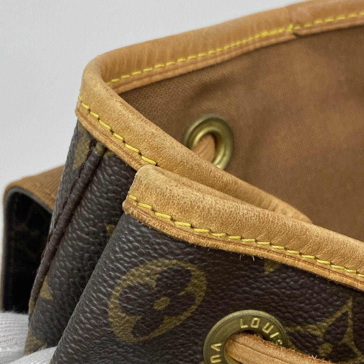Louis Vuitton Backpack Monogram Montsouris GM Brown — view 8
