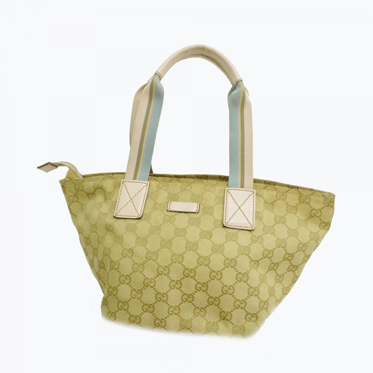Gucci Handbag GG Canvas Beige Gold
