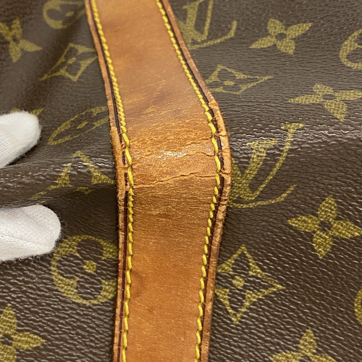 Louis Vuitton Boston Bag Monogram Keepall 45 Brown — view 7