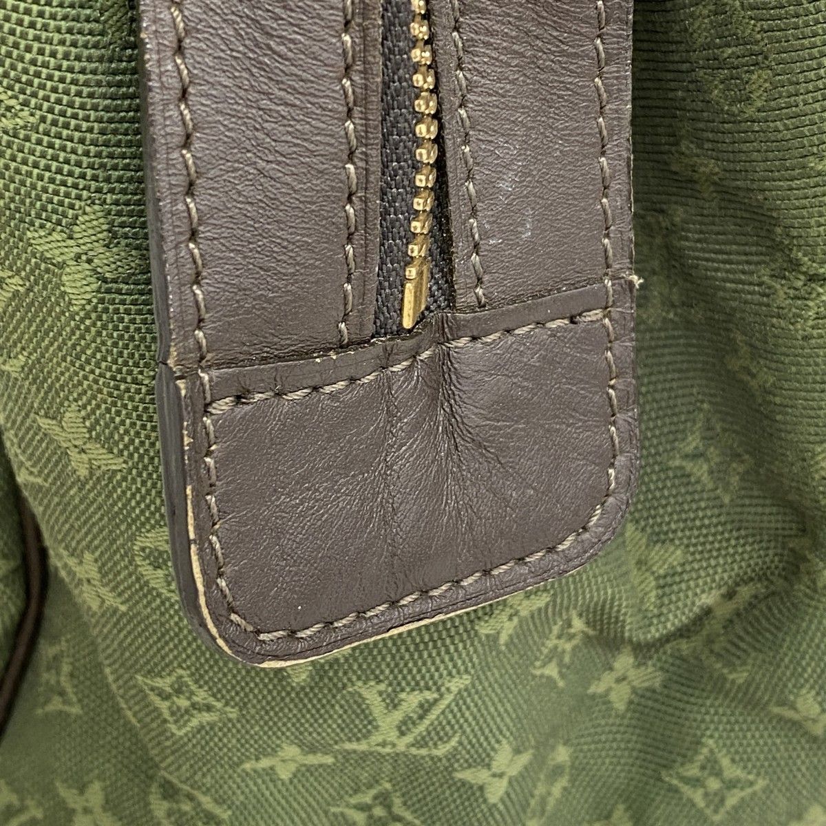 Louis Vuitton Handbag Monogram Mini GM Khaki — view 8