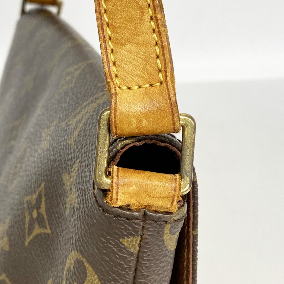 Louis Vuitton Shoulder Bag Monogram Musette Tango Short Strap Brown — view 8