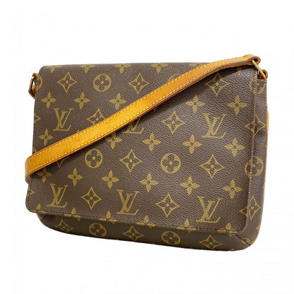 Louis Vuitton Shoulder Bag Monogram Musette Tango Short Strap Brown